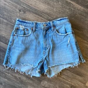 Abercrombie & Fitch Women's Curve Love Mom Shorts